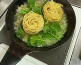 牛乳なしでクリームパスタ作り方4写真