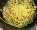 牛乳なしでクリームパスタ作り方6写真