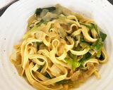 牛乳なしでクリームパスタ作り方7写真