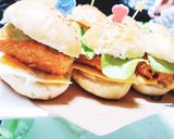 手捏ねでミニバーガー♪♪作り方12写真