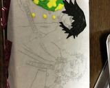 鬼滅の刃　煉獄　義勇　お誕生日ケーキ作り方3写真