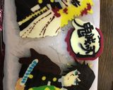 鬼滅の刃　煉獄　義勇　お誕生日ケーキ作り方5写真
