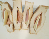 簡単で節約★厚揚げのハムチーズサンド作り方2写真