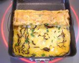 ✿塩昆布とねぎの卵焼き✿作り方2写真