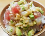 めんつゆでカンタンに作る「ポキ丼」作り方8写真