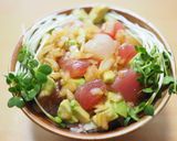 めんつゆでカンタンに作る「ポキ丼」作り方9写真