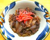 牛丼◎りんごジュースと赤ワインで旨味向上作り方6写真