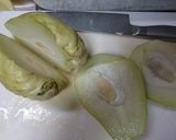 ハヤト瓜の生姜焼き作り方1写真