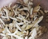 キノコと塩昆布の和風パスタ作り方2写真