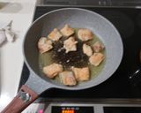 揚げサーモンとセリの総菜サラダ作り方3写真