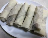 ☆豚肉ときのこの春巻き♪作り方9写真