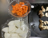 大根と豚肉の炒め旨煮作り方1写真