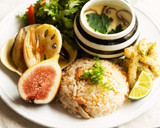 妊婦飯♪鮭と舞茸の炊き込みご飯プレート②作り方10写真