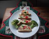 クリスマス♪ピザトースト作り方4写真