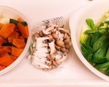 カボチャとチンゲン菜のクリームシチュー作り方1写真