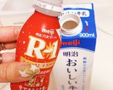 飲むR-1でヨーグルト♪作り方4写真