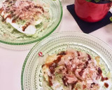 目玉焼きと千切りキャベツでお好み焼き風作り方8写真