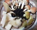 栗茸、シモコシ、ブナシメジの焼きキノコ作り方7写真