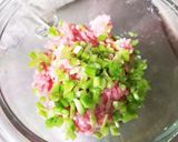 マッシュルーム入り餃子&野菜スティック♡作り方1写真
