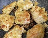 鶏胸肉のパン粉焼き作り方4写真