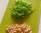 にんじんの茎とくるみの甘辛炒め作り方2写真