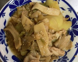 豚バラとじゃがいもとエリンギと舞茸の煮物作り方6写真