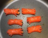 お弁当に!カニさんウインナー!作り方3写真