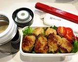 のっけ弁当(ピーマンの肉詰め)作り方1写真