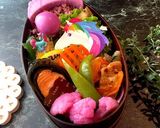 作り置きおかずでユニコーン弁当　詰め方作り方8写真