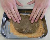 レンジで簡単！ぎゅうひ風黒みつきな粉餅作り方4写真