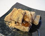 レンジで簡単！ぎゅうひ風黒みつきな粉餅作り方5写真