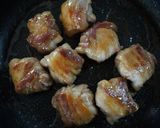 へそ大根ときのこのジューシー照り肉巻き作り方4写真