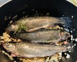 即席♪虹鱒のアクアパッツア(*´꒳`*)作り方5写真