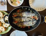 即席♪虹鱒のアクアパッツア(*´꒳`*)作り方8写真
