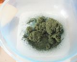 簡単！レンジで生クリ−ムよもぎ大福作り方7写真