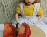 リカちゃん♡せりトマトナンプラー炒め♪作り方6写真