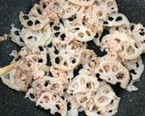 簡単♪蓮根と明太子の金平【常備菜】作り方4写真