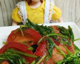リカちゃん♡せりトマトナンプラー炒め♪作り方12写真