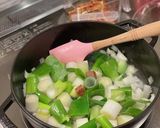 ネギとソーセージの煮込み作り方4写真