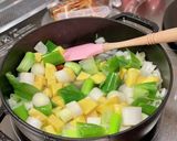 ネギとソーセージの煮込み作り方3写真