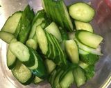 簡単　きゅうりと搾菜のピリ辛和え作り方1写真