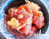 鶏もも肉の塩レモンガーリックペッパー焼き作り方2写真