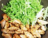 鶏のささみとレタスの甘辛煮作り方5写真