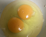 簡単　えび卵とじ作り方1写真