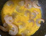 簡単　えび卵とじ作り方6写真