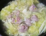 肉団子とキャベツのスープ★免疫力up~作り方4写真