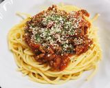 レンジで下ごしらえスパゲティミートソース作り方28写真