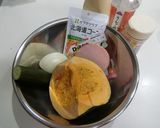 かぼちゃサラダ作り方1写真