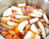 【簡単】♪鶏肉・大根とさつま揚げの煮物作り方4写真