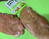 鶏胸肉de柔らかヘルシー♡ローストチキン作り方2写真
